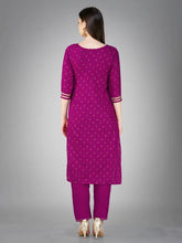 Women Kurta Pant Dupatta Set-PURPLE1117
